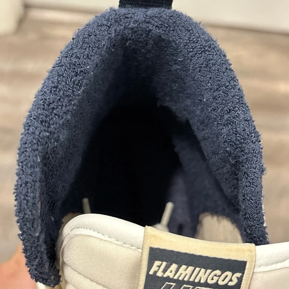 Flamingos Life Old 80s Vegan Leather High Top Sneakers Size EU 41 Unisex